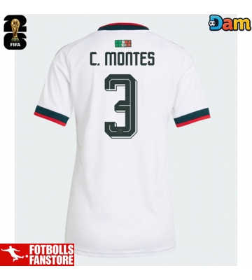 Mexiko Cesar Montes #3 Bortatröja Dam VM 2026 Kortärmad